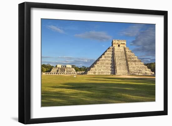 El Castillo (Pyramid of Kulkulcan), Chichen Itza, Yucatan, Mexico, North America-Richard Maschmeyer-Framed Photographic Print