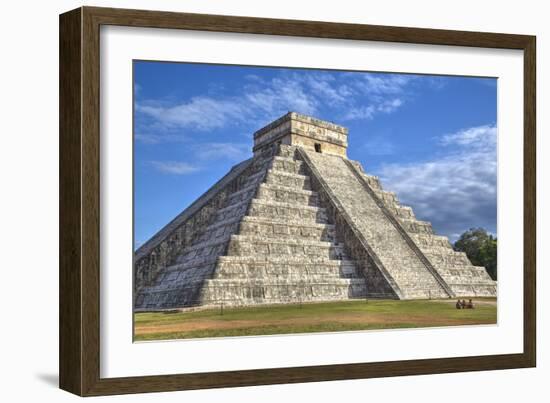 El Castillo (Pyramid of Kulkulcan), Chichen Itza, Yucatan, Mexico, North America-Richard Maschmeyer-Framed Photographic Print