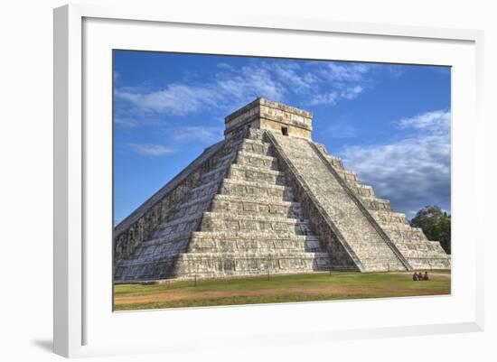 El Castillo (Pyramid of Kulkulcan), Chichen Itza, Yucatan, Mexico, North America-Richard Maschmeyer-Framed Photographic Print