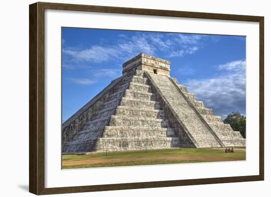 El Castillo (Pyramid of Kulkulcan), Chichen Itza, Yucatan, Mexico, North America-Richard Maschmeyer-Framed Photographic Print