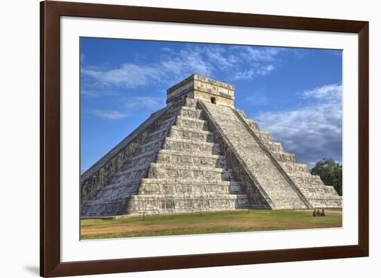 El Castillo (Pyramid of Kulkulcan), Chichen Itza, Yucatan, Mexico, North America-Richard Maschmeyer-Framed Photographic Print