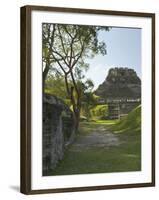 El Castillo Pyramid, Xunantunich Ancient Site, Cayo District, Belize-William Sutton-Framed Photographic Print