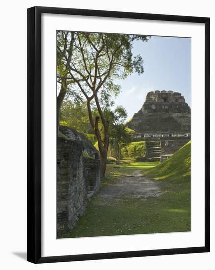 El Castillo Pyramid, Xunantunich Ancient Site, Cayo District, Belize-William Sutton-Framed Photographic Print