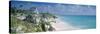 El Castillo, Quintana Roo Caribbean Sea, Tulum, Mexico-null-Stretched Canvas