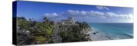 El Castillo Tulum Mexico-null-Stretched Canvas