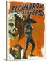 El Charro de las Calaveras, (aka The Rider of Skulls), Mexican poster, Dagoberto Rodriquez, 1965-null-Stretched Canvas