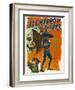 El Charro de las Calaveras, (aka The Rider of Skulls), Mexican poster, Dagoberto Rodriquez, 1965-null-Framed Art Print
