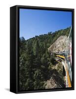 El Chepe Railway Journey Through Barranca Del Cobre (Copper Canyon), Chihuahua State, Mexico-Christian Kober-Framed Stretched Canvas