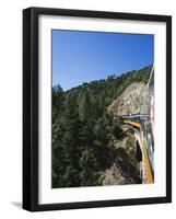 El Chepe Railway Journey Through Barranca Del Cobre (Copper Canyon), Chihuahua State, Mexico-Christian Kober-Framed Photographic Print