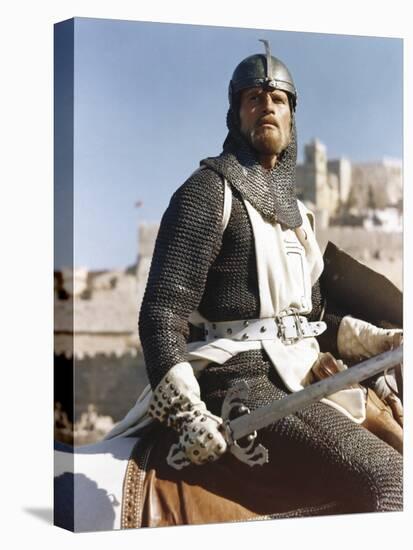 EL CID, 1961 directed by ANTHONY MANN Charlton Heston (photo)-null-Stretched Canvas