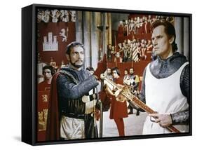 EL CID, 1961 directed by ANTHONY MANN Charlton Heston (photo)-null-Framed Stretched Canvas