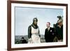 EL CID, 1961 directed by ANTHONY MANN On the set, Charlton Heston with Samuel Bronston (producer) a-null-Framed Photo