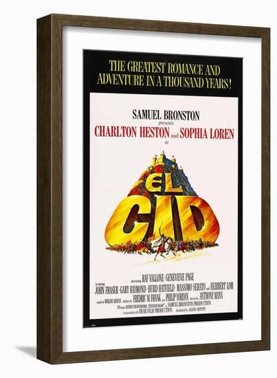 El Cid, 1961, Directed by Anthony Mann-null-Framed Giclee Print