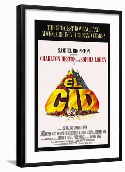 El Cid, 1961, Directed by Anthony Mann-null-Framed Giclee Print