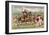 El Cid Fighting the Moors-null-Framed Giclee Print