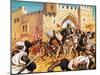 El Cid's Dead Body Strapped to a Horse Causing the Moors to Flee-Mcbride-Mounted Giclee Print
