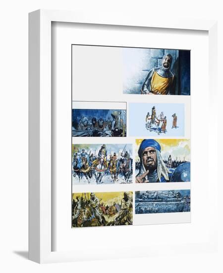 El Cid-Jesus Blasco-Framed Giclee Print