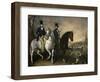 El Conde De Pinohermoso Y El Marqués De Molins En Las Afueras De Sevilla, 1848, Spanish School-Jose Roldan y martinez-Framed Giclee Print