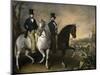 El Conde De Pinohermoso Y El Marqués De Molins En Las Afueras De Sevilla, 1848, Spanish School-Jose Roldan y martinez-Mounted Giclee Print