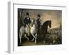 El Conde De Pinohermoso Y El Marqués De Molins En Las Afueras De Sevilla, 1848, Spanish School-Jose Roldan y martinez-Framed Giclee Print