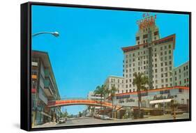 El Cortez Hotel, San Diego, California-null-Framed Stretched Canvas