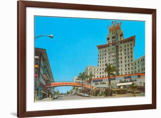 El Cortez Hotel, San Diego, California-null-Framed Art Print