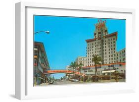 El Cortez Hotel, San Diego, California-null-Framed Art Print