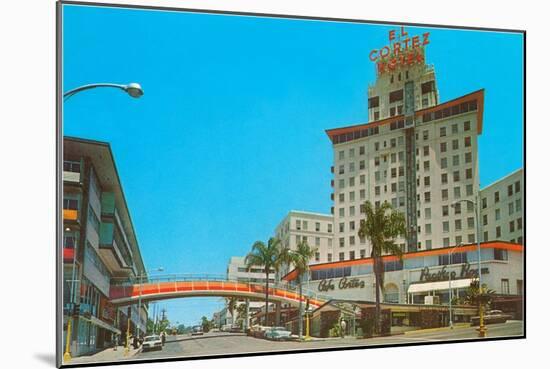 El Cortez Hotel, San Diego, California-null-Mounted Art Print