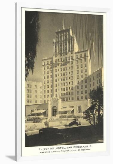 El Cortez Hotel, San Diego, California-null-Framed Art Print