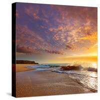 El Cotillo Castillo Beach in Fuerteventura at Canary Islands of Spain-Naturewolrd-Stretched Canvas