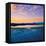 El Cotillo Toston Beach Sunset Fuerteventura at Canary Islands of Spain-Naturewolrd-Framed Stretched Canvas