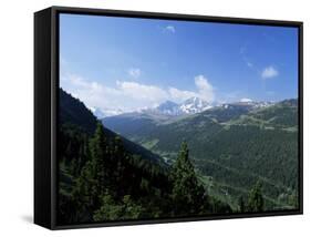 El Cubil and Obac d'Envalira, from Across Vall De Soldeu, Soldeu, Andorra-Pearl Bucknall-Framed Stretched Canvas