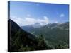 El Cubil and Obac d'Envalira, from Across Vall De Soldeu, Soldeu, Andorra-Pearl Bucknall-Stretched Canvas