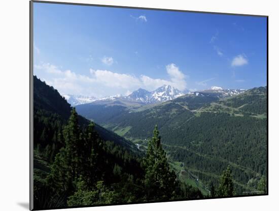 El Cubil and Obac d'Envalira, from Across Vall De Soldeu, Soldeu, Andorra-Pearl Bucknall-Mounted Photographic Print