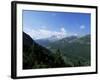 El Cubil and Obac d'Envalira, from Across Vall De Soldeu, Soldeu, Andorra-Pearl Bucknall-Framed Photographic Print