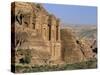 El Deir, Nabatean Archaeological Site, Petra, Unesco World Heritage Site, Jordan-Bruno Morandi-Stretched Canvas