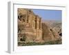 El Deir, Nabatean Archaeological Site, Petra, Unesco World Heritage Site, Jordan-Bruno Morandi-Framed Photographic Print