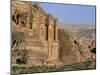 El Deir, Nabatean Archaeological Site, Petra, Unesco World Heritage Site, Jordan-Bruno Morandi-Mounted Photographic Print