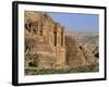 El Deir, Nabatean Archaeological Site, Petra, Unesco World Heritage Site, Jordan-Bruno Morandi-Framed Photographic Print