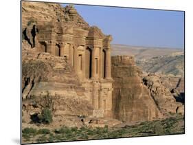 El Deir, Nabatean Archaeological Site, Petra, Unesco World Heritage Site, Jordan-Bruno Morandi-Mounted Photographic Print