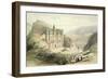 El Deir, Petra, March 8th 1839, Plate 90 from Volume III The Holy Land, Engraved by Louis Haghe-David Roberts-Framed Giclee Print