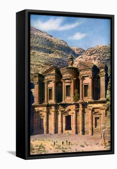 El Deir (The Monaster), Petra, Jordan, C1924-null-Framed Stretched Canvas