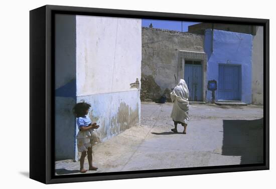 El Djem Tunisia-Charles Bowman-Framed Stretched Canvas