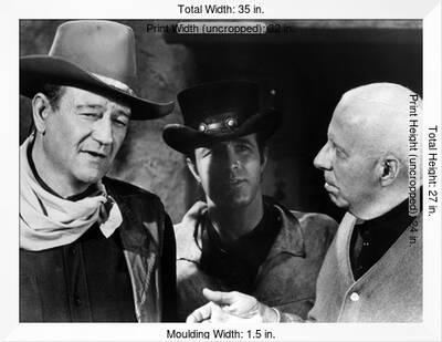 El Dorado 1967 Directed By Howard Hawks On The Set Howard Hawks With John Wayne And James Caan B Photo Allposters Com