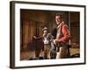 El Dorado, John Wayne, Arthur Hunnicut, 1967-null-Framed Photo