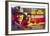 El Dorado, John Wayne, Robert Mitchum, Belgian Poster Art, 1967-null-Framed Art Print