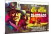 El Dorado, John Wayne, Robert Mitchum, Belgian Poster Art, 1967-null-Mounted Art Print