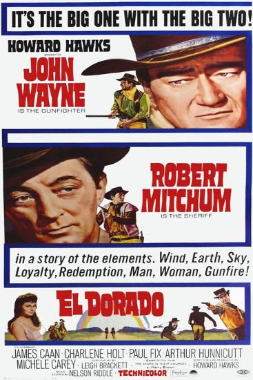 'El Dorado, John Wayne, Robert Mitchum on Poster Art, 1966' Posters ...