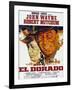 El Dorado, Robert Mitchum, John Wayne, French Poster Art, 1967-null-Framed Art Print