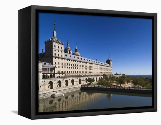 El Escorial Royal Monastery and Palace, San Lorenzo De El Escorial, Spain-Walter Bibikow-Framed Stretched Canvas